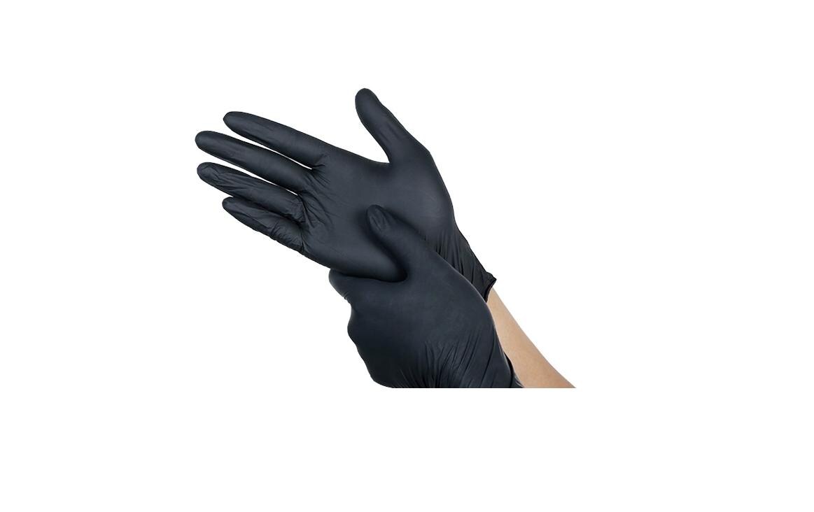 Nitril Expert XL, Schwarz, 100 StkEinweg Medizin- und Schutzhandschuh