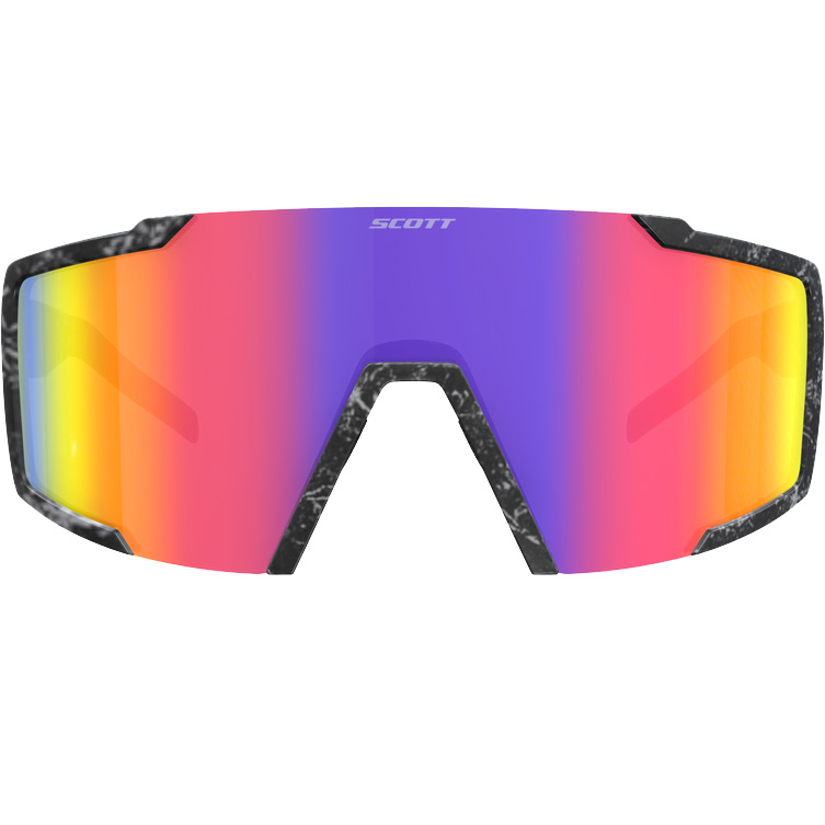 Scott Shield Compact Sunglasses marble black/teal chrome | Scott Skibrillen | Scott | S | MARKEN | XSPO
