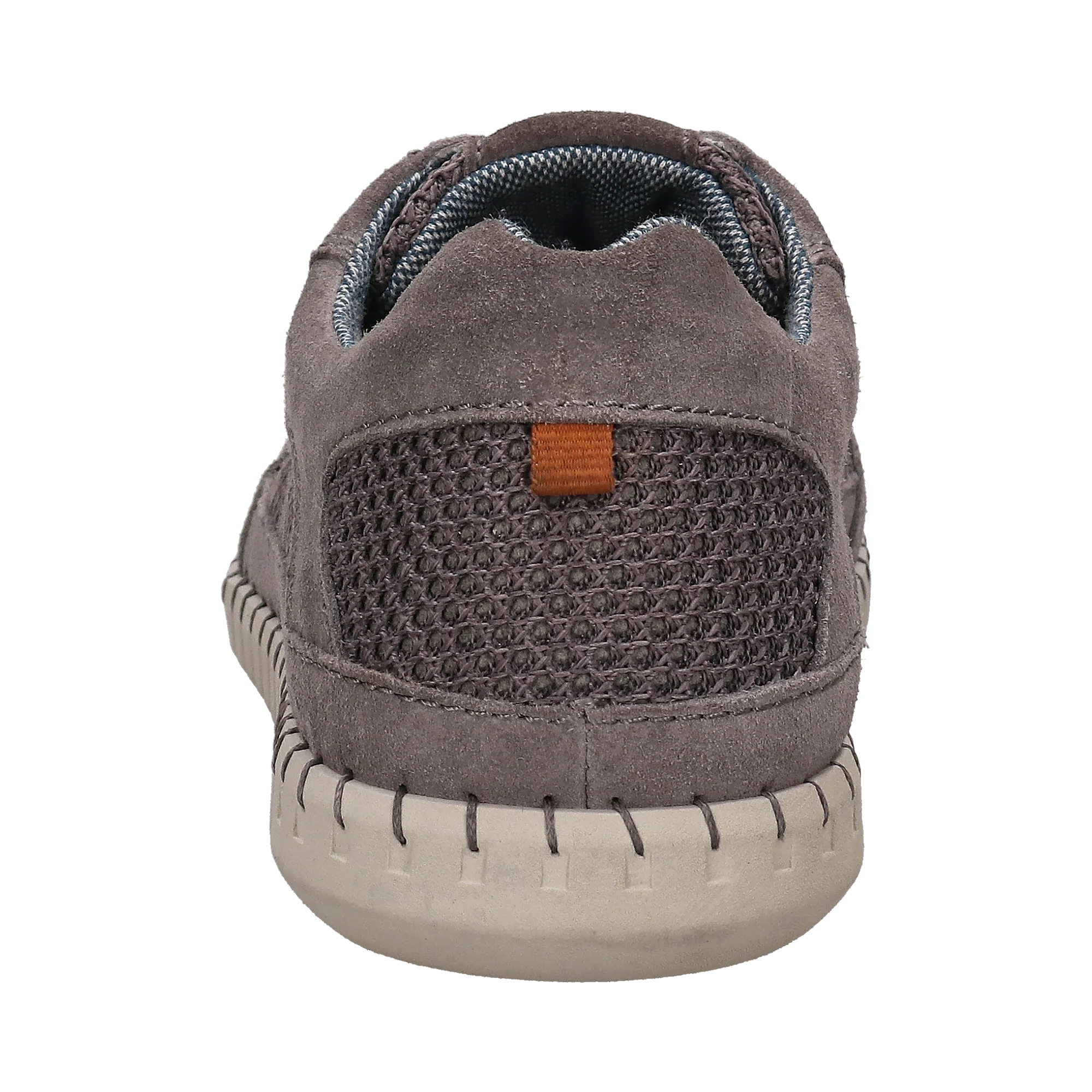 Leder Slip on grau