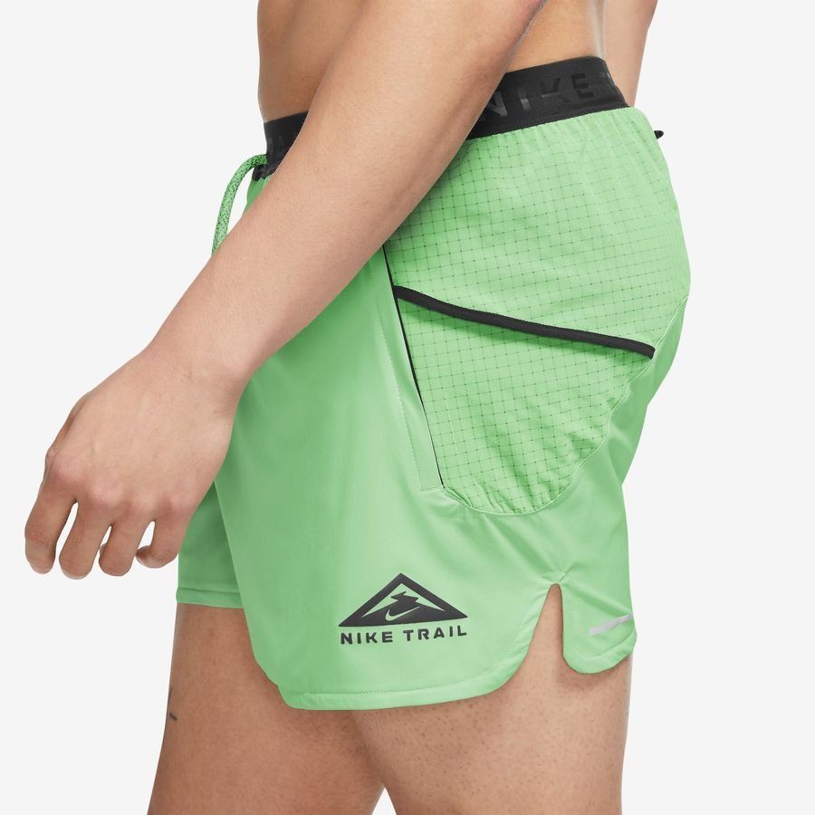 Nike Short Running Dri-FIT Second Sunrise 5'' Brief - Vert/Noir