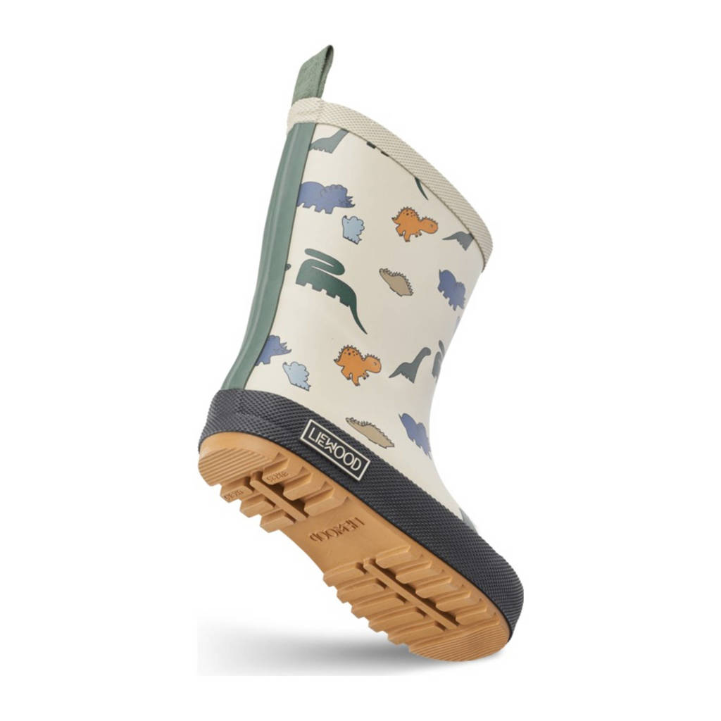 Liewood gevoerde regenlaarzen beige