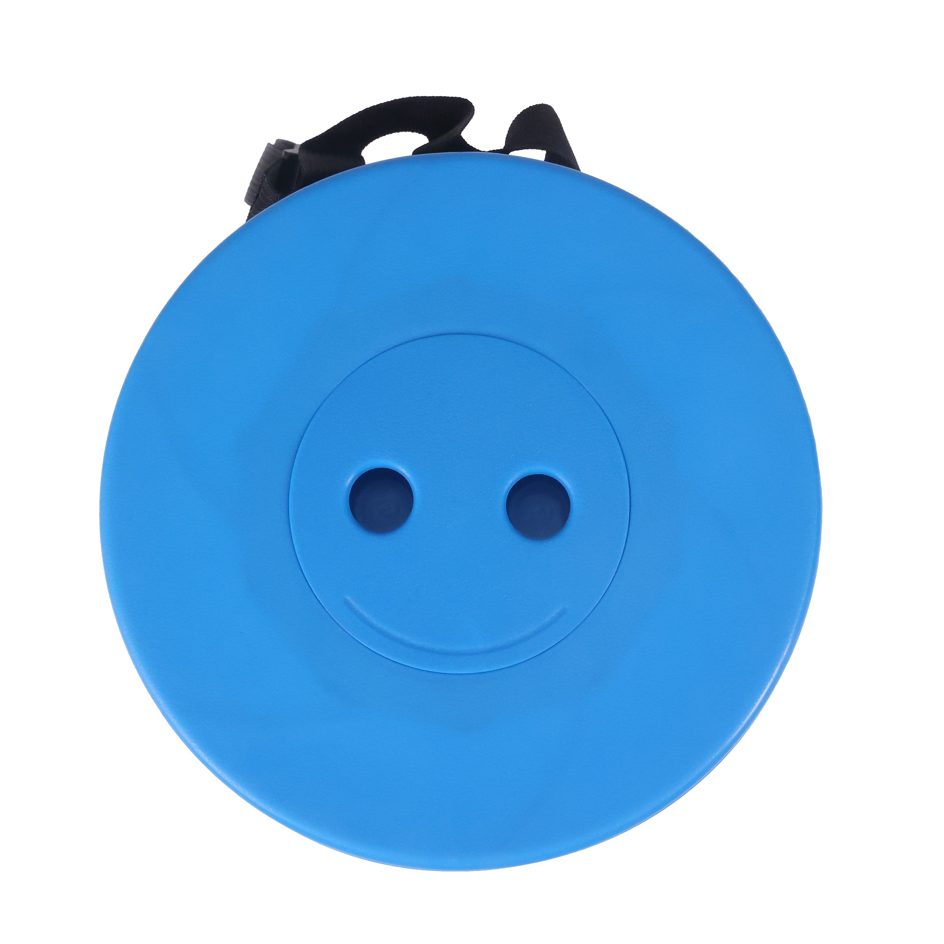 Klapphocker höhenverstellbar schwarz/blau