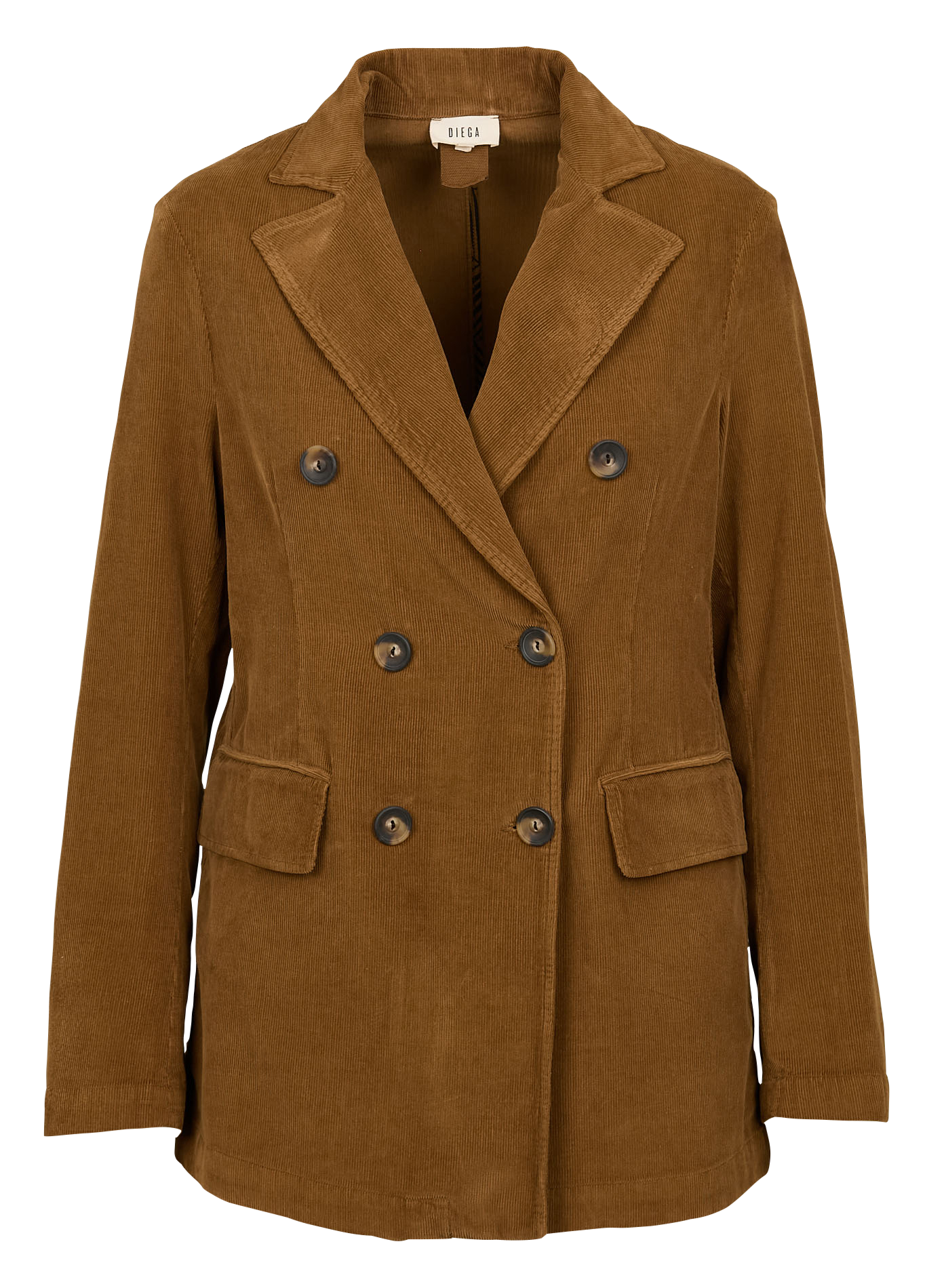 VITALO - Veste de tailleur en velours côtelé | Marron