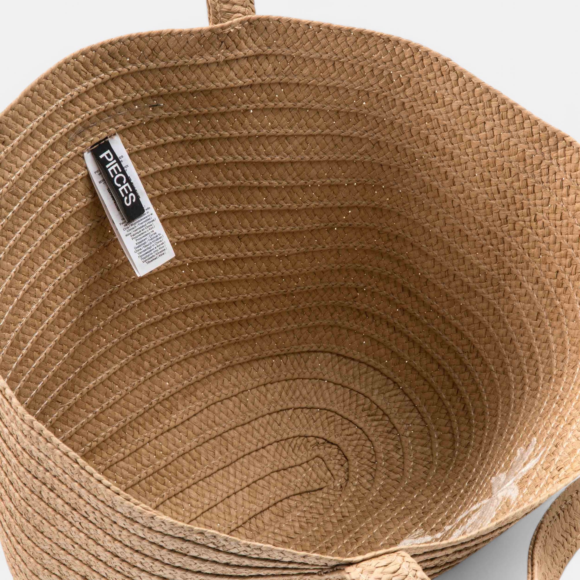 Sac de shopping beige