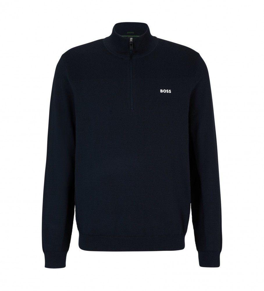 Camisa BOSS Momentum azul marinho