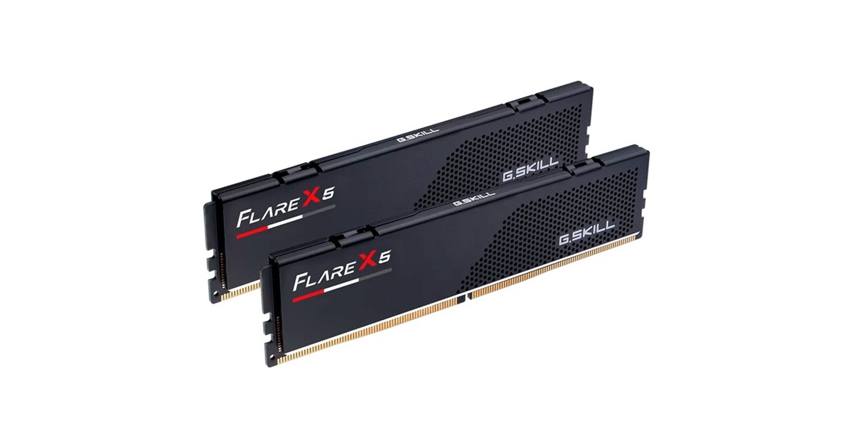 G.Skill32 GB DDR5-6000 (2x 16 GB) Kit werkgeheugen  (Zwart, F5-6000J2836G16GX2-FX5, Flare X5, AMD EXPO)