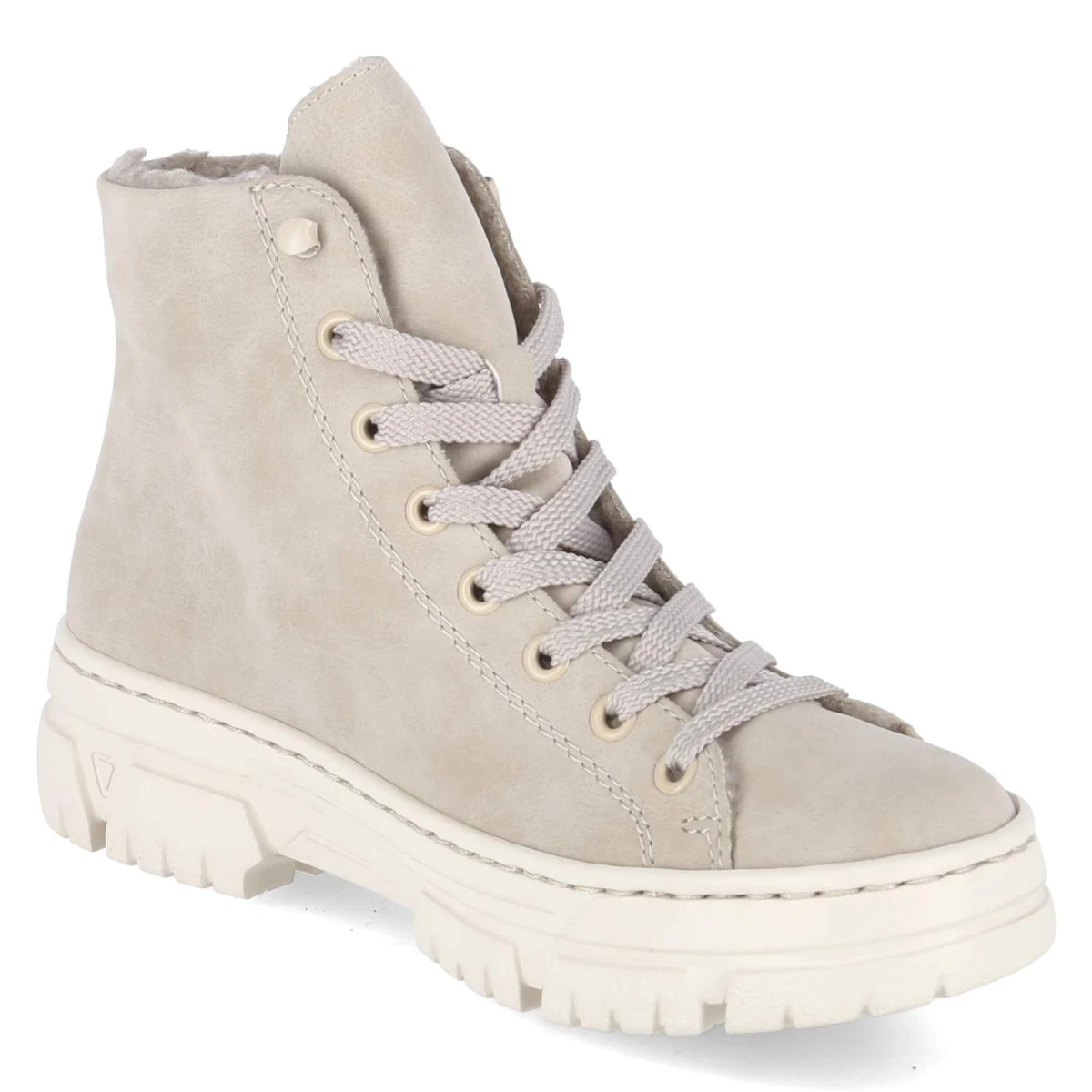 RiekerSchnürstiefeletten - BEIGE