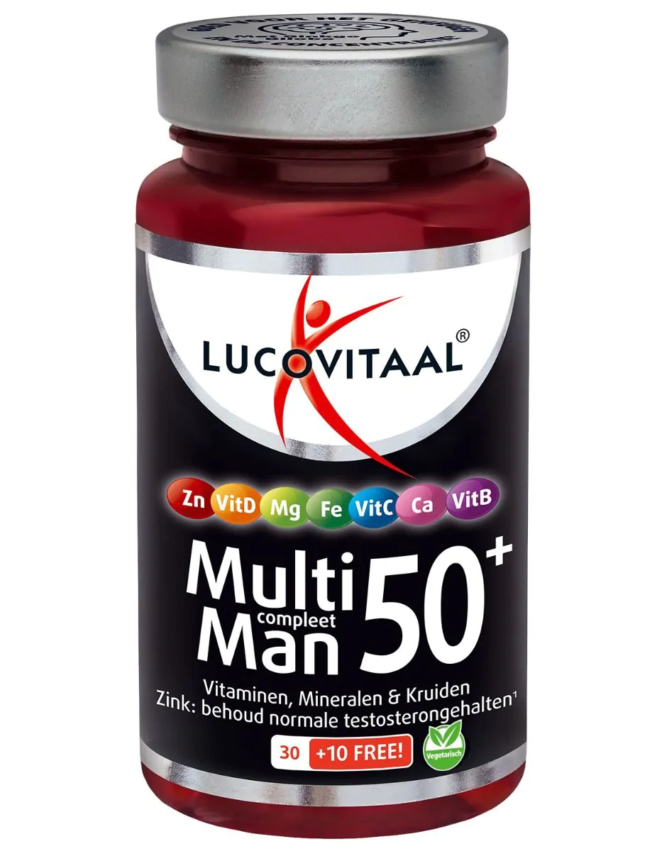 Multi Man Compleet 50+ met Ginkgo Biloba
