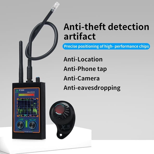 højfølsom trådløst RF-signal skjult kameradetektor Scan magnetisk GPS-locator