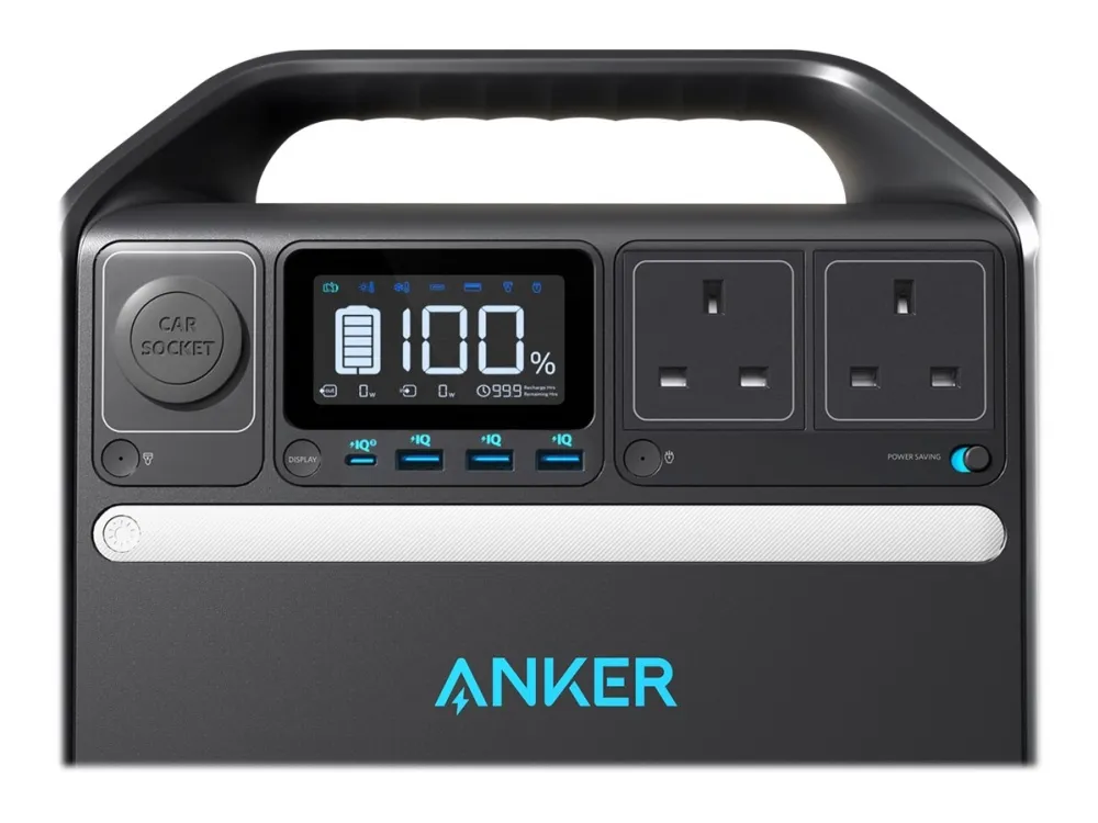 Anker PowerHouse 535 - Transportabel strømstation - litiumjernfosfat - 32000 mAh - 512 Wh - output-stikforbindelser: 7
