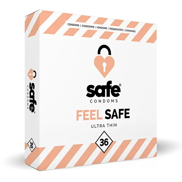 SAFE kondomer, Feel Safe Ultra Thin - 36 stk.