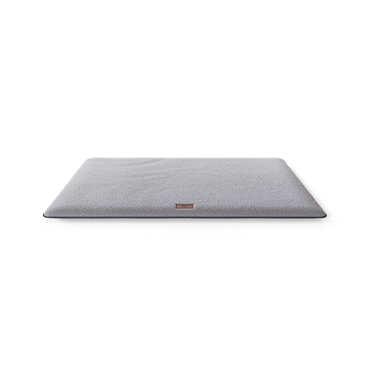 Knuffelwuff kuschelige Hundematte Calliope aus Teddy Material grau M-L
