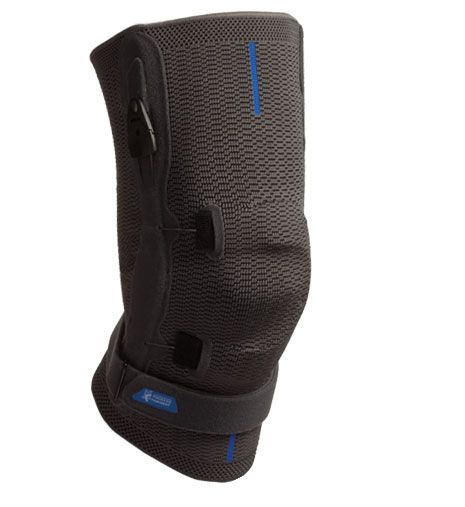 THUASNE Genu PFS Promaster atmungsaktive Knieorthese mit Gelenkschienen und Patella-Zugsystem