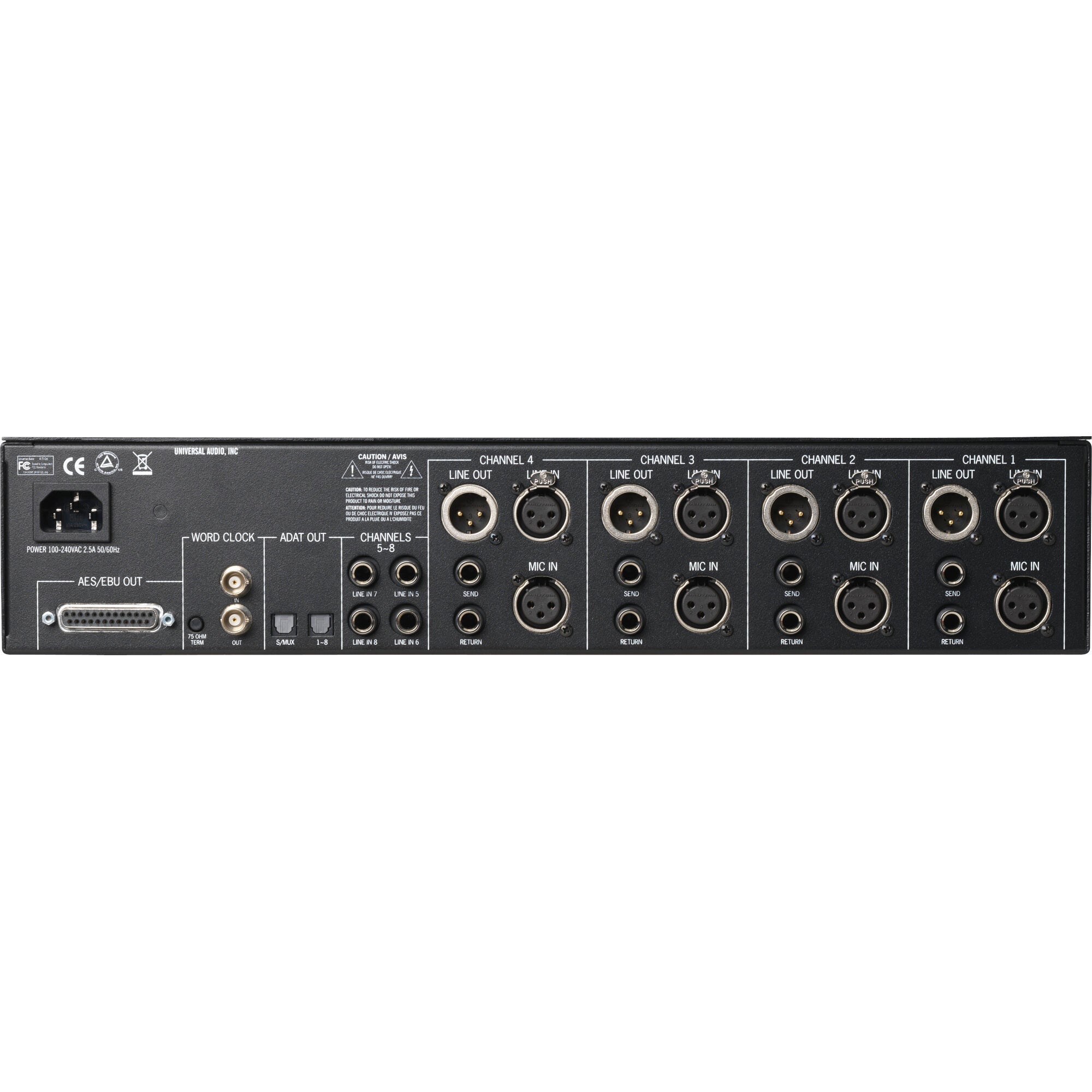 Universal Audio 4-710D Twin-Finity hybride microfoonvoorversterker