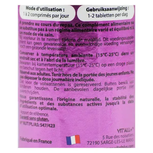 Vit'all+ Colágeno e Elastina 30 comprimidos