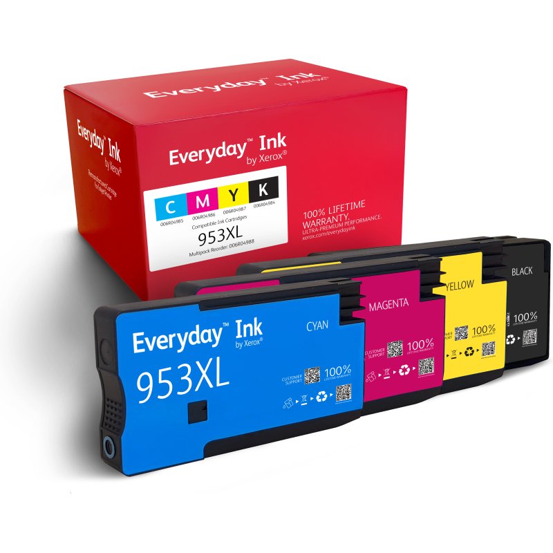 Encre Everyday™ Multipack de Xerox compatible avec HP HP953XL (HP953XL MULTIPACK), Grande capacité