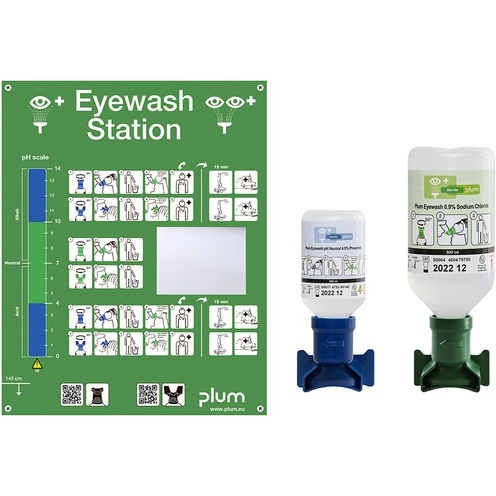 Kit Rinçage des yeux - Solution Neutre 200mL + Saline 500mL