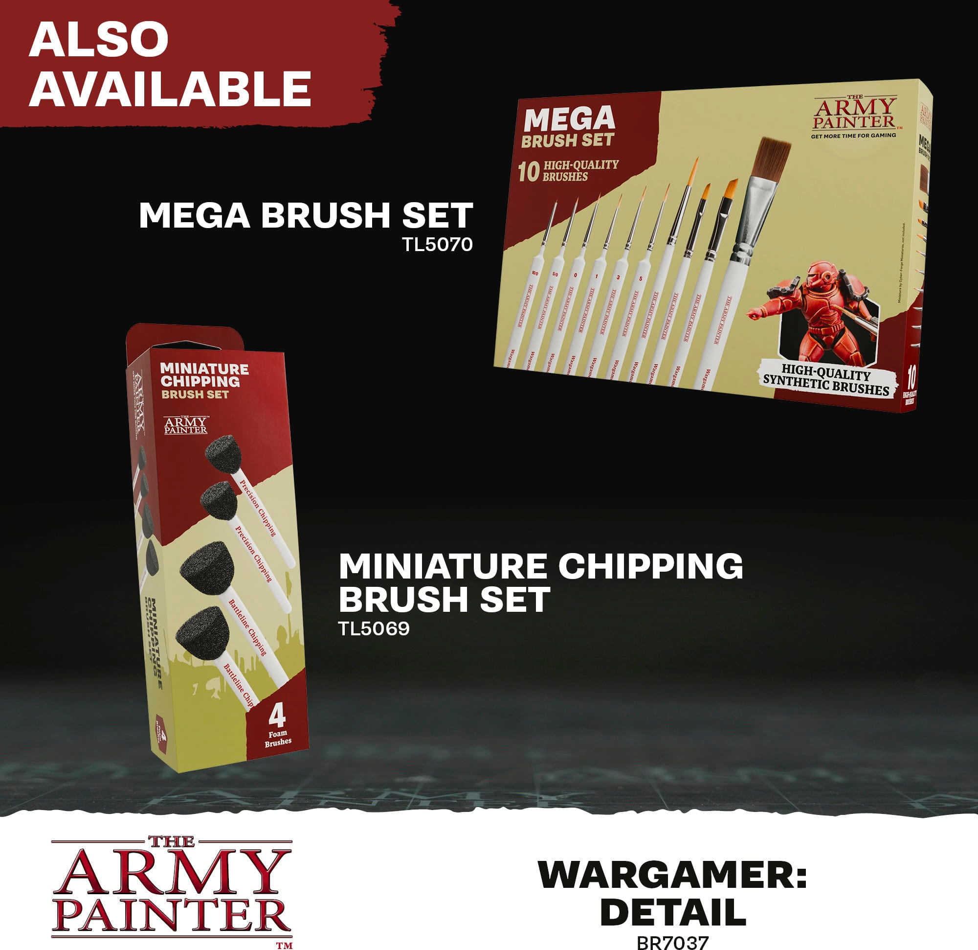 The Army Painter  Wargamer Brush, Monster    Dein Werkzeug für den Sieg auf dem Maltisch