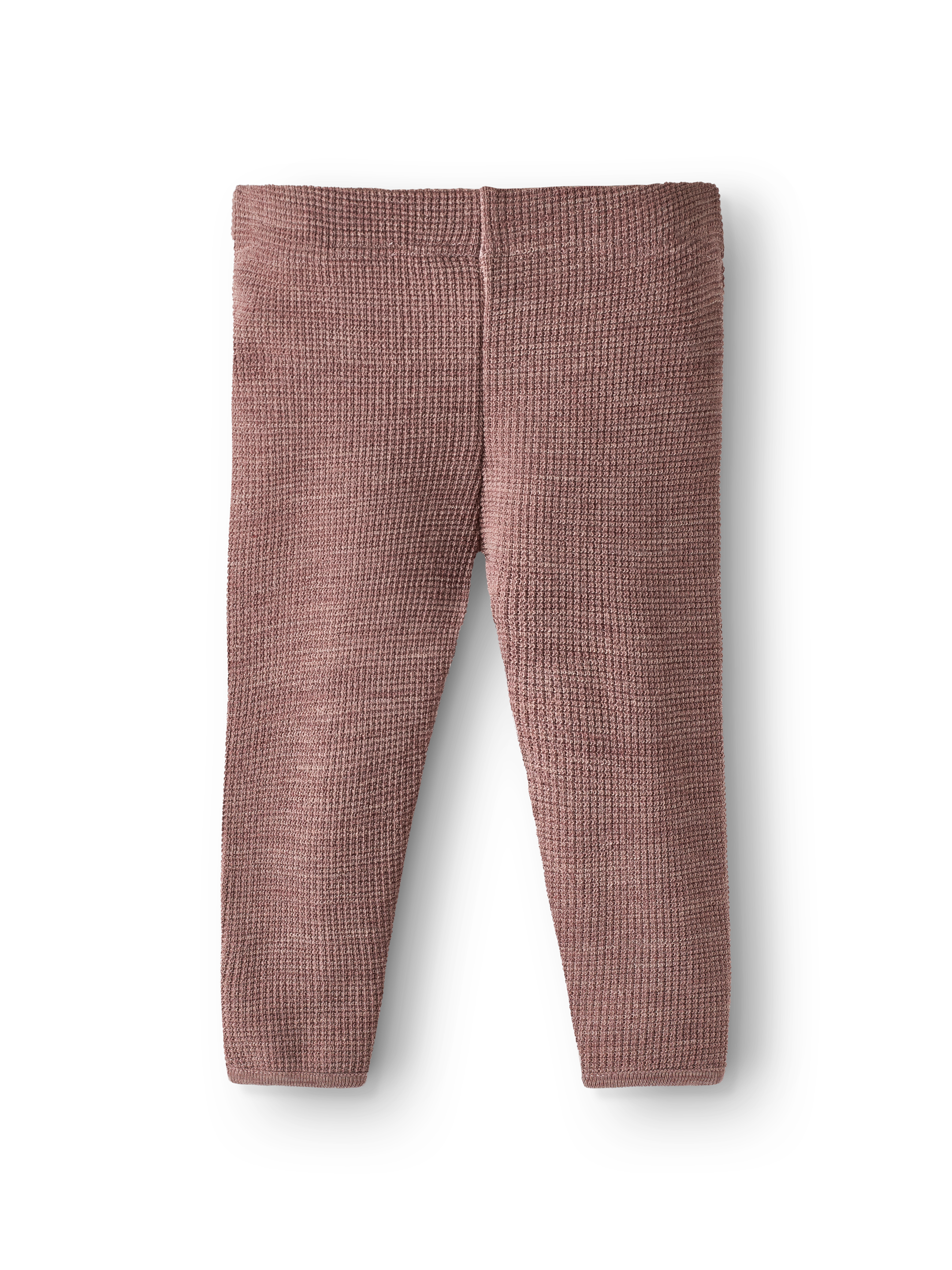 Broek met wafelpatroon in merinowol voor baby’s