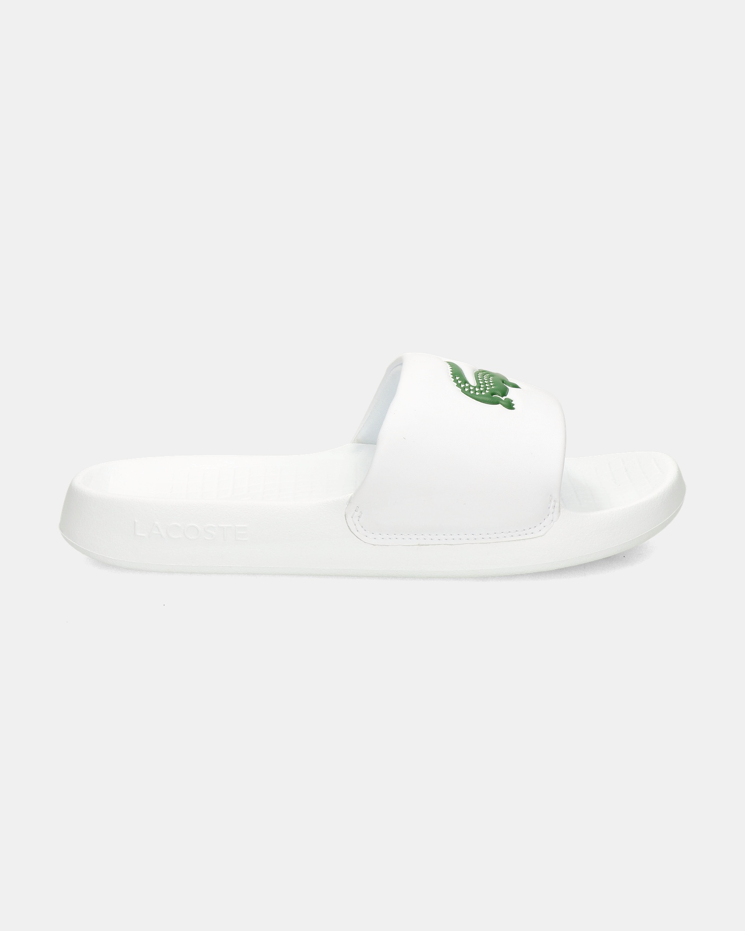 Lacoste Serve Slide Slippers  - wit