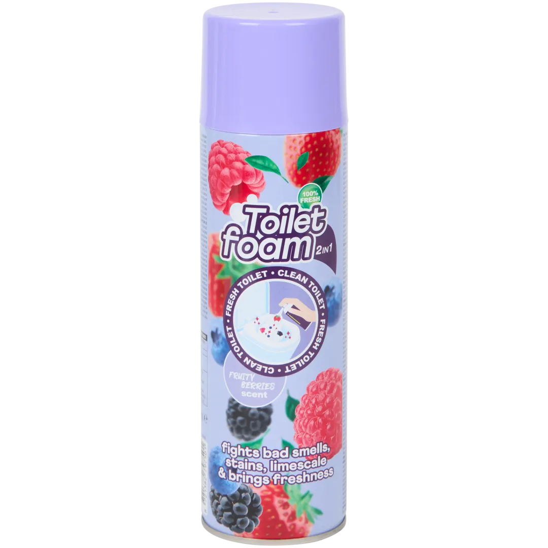 Mousse nettoyante pour toilettes