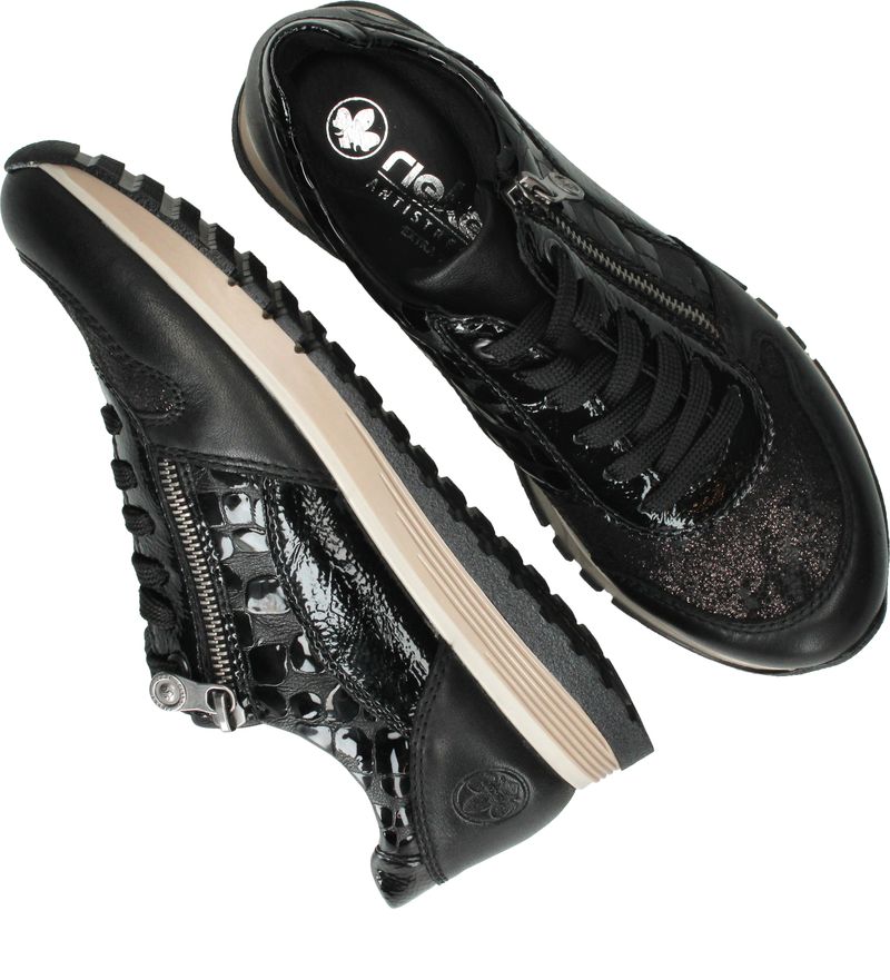 Rieker Sneakers Zwart Dames