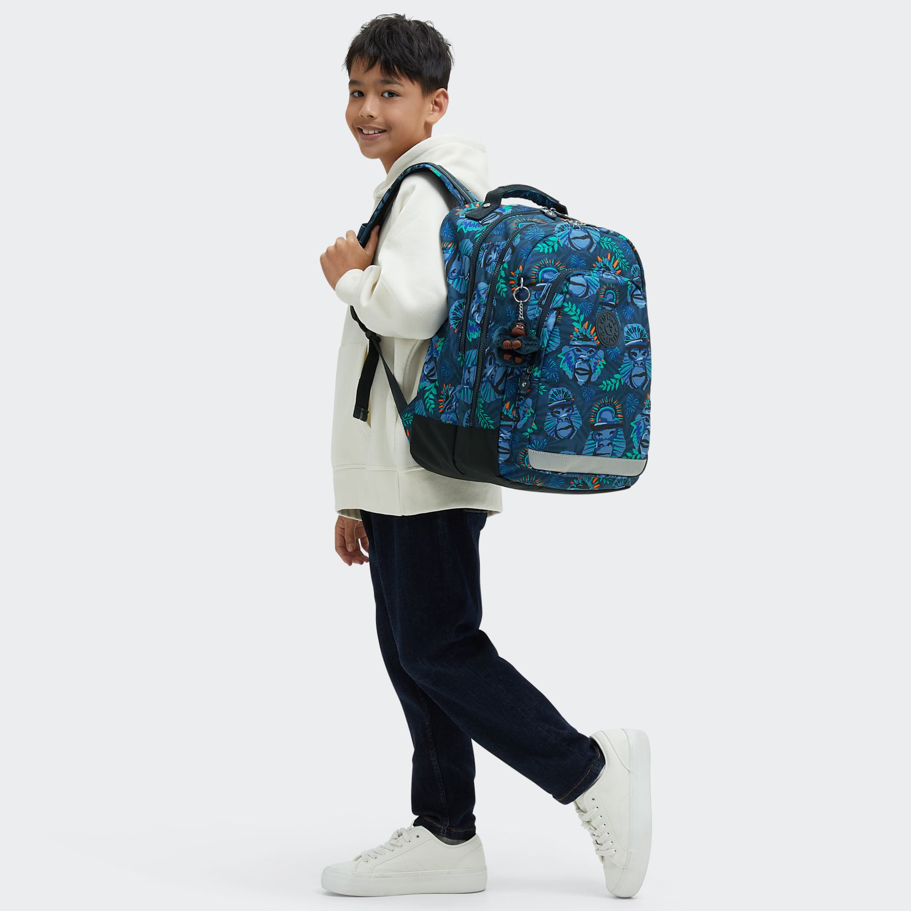CLASS ROOM Grand sac à dos avec protection ordinateur - Blue Monkey Fun