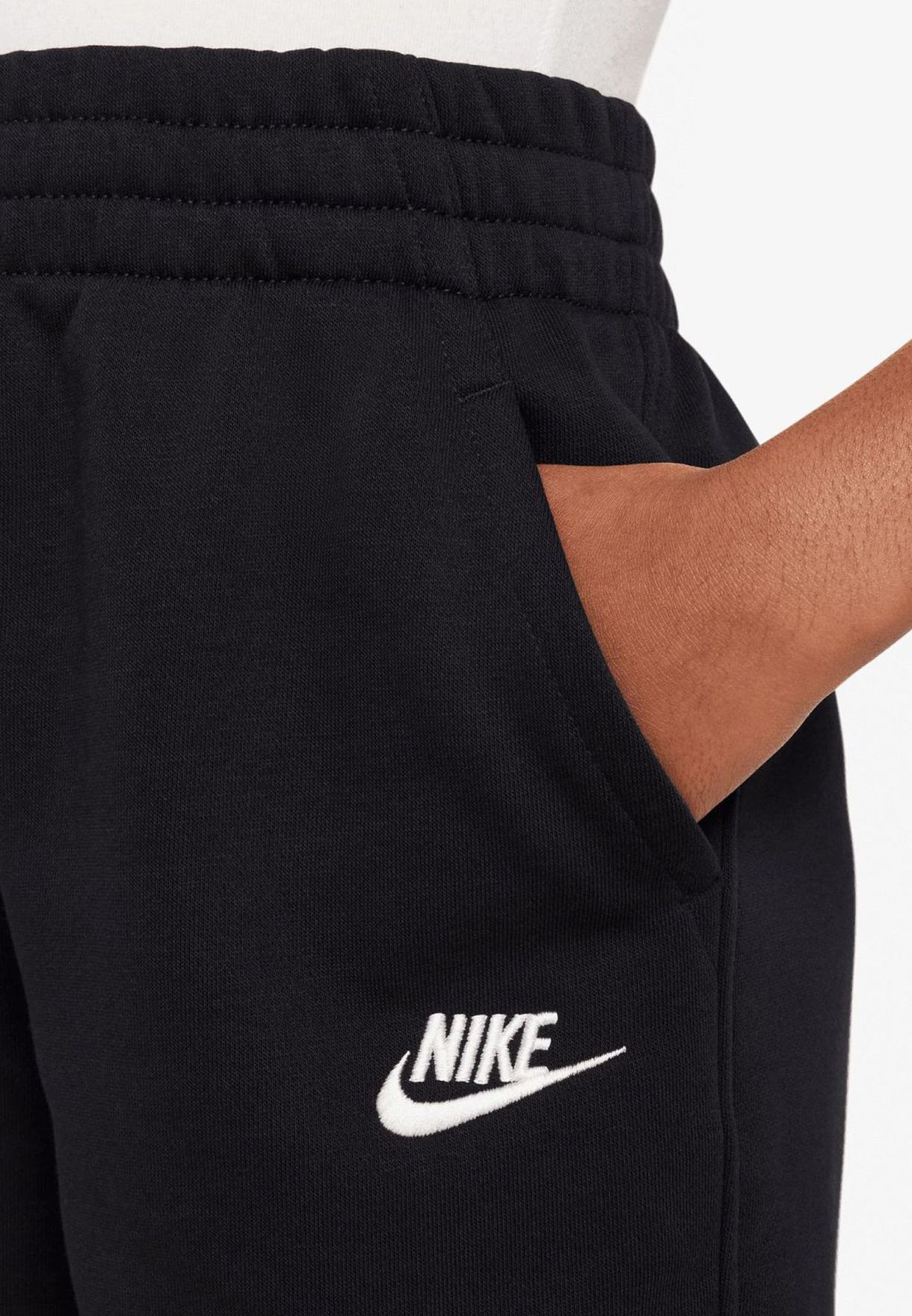 Nike NSW Club Fleece Korte Broek Kids Zwart