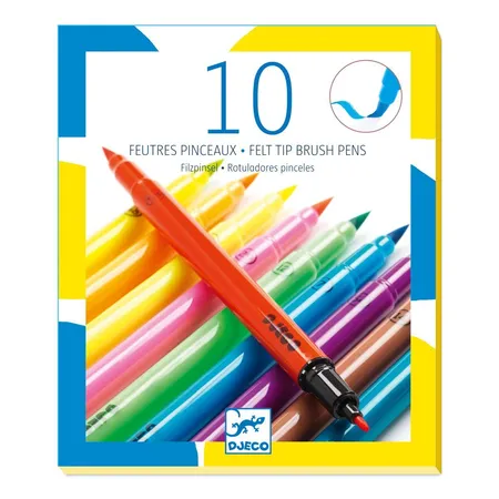 Djeco Farben: 10 Filzstifte Pop