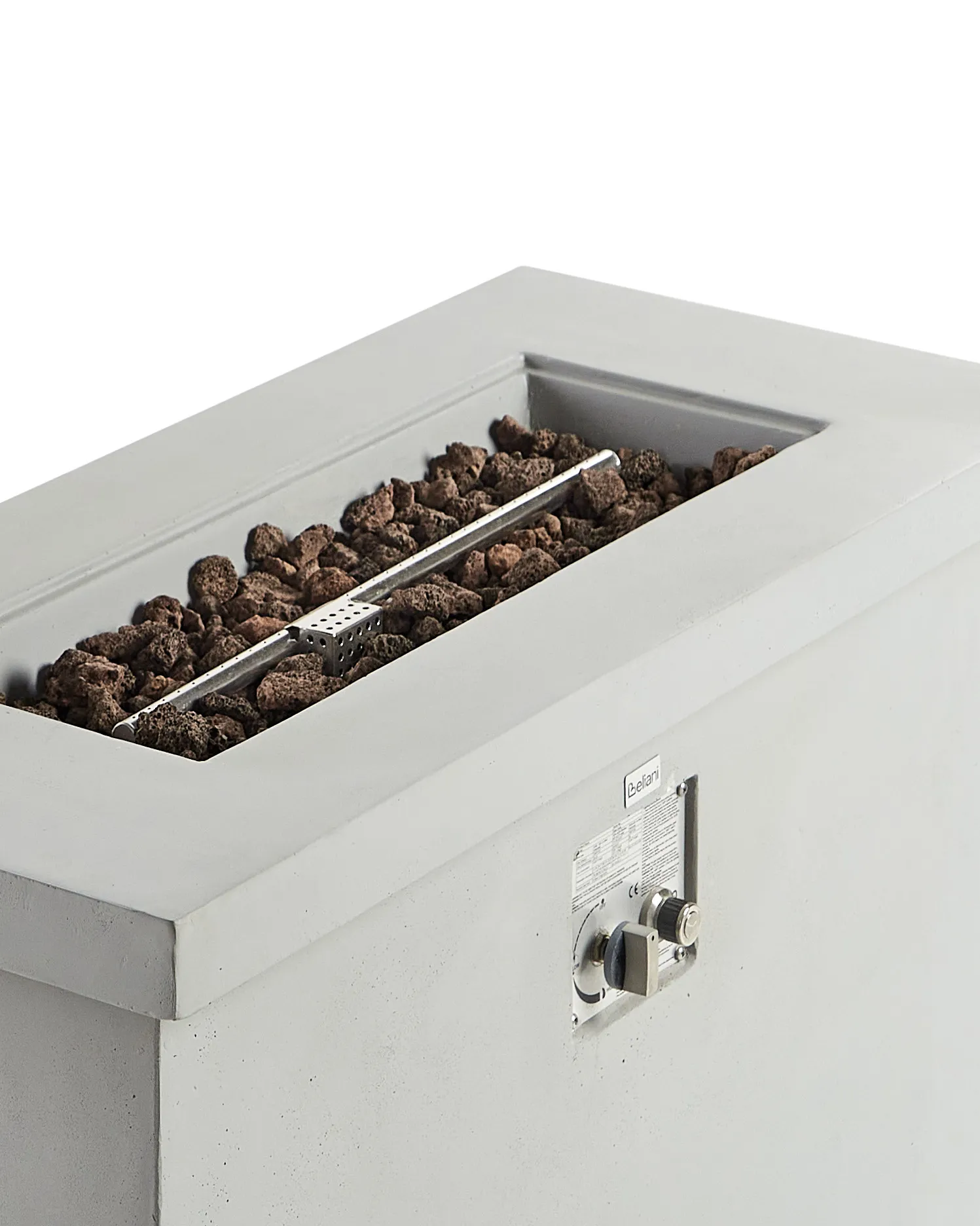 Gas vuurplaats AMBRIM Beton Lichtgrijs