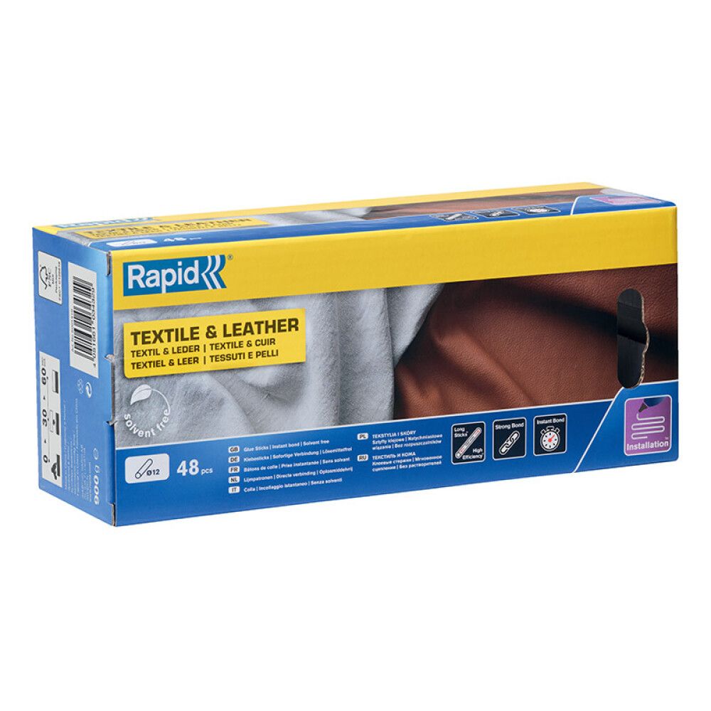 LIMPATRON RAPID TEKSTIL/LÆR 12MM 48-PACK