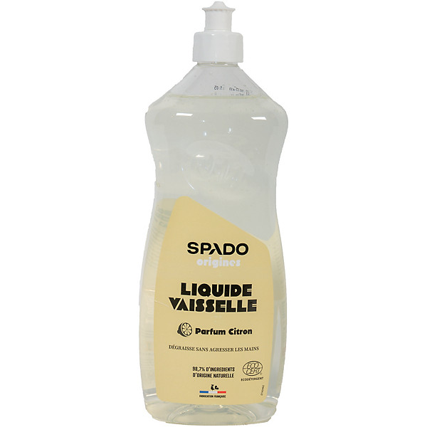 Liquide vaisselle dégraissant Spado citron 1 L