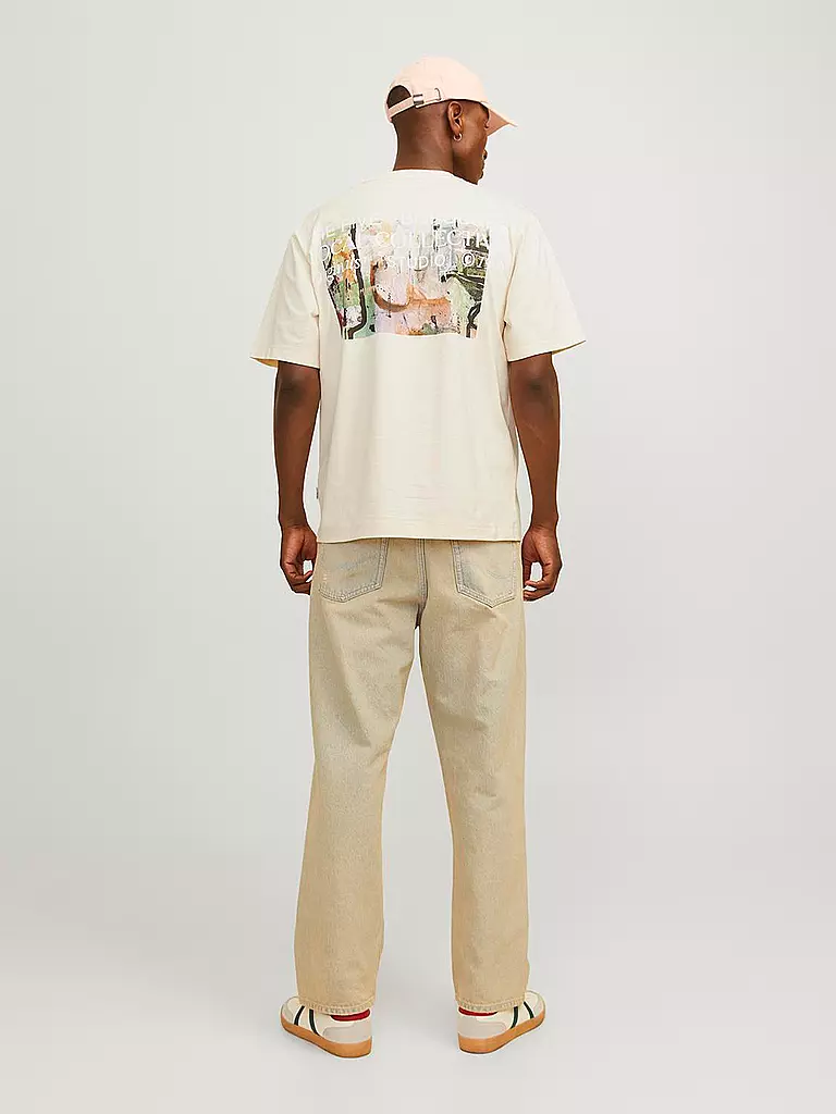 JACK & JONES T-Shirt JORBROOKLYN creme