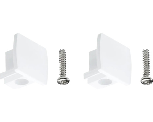 Paulmann URail eindkap 13x21 mm signaalwit 2 stuks