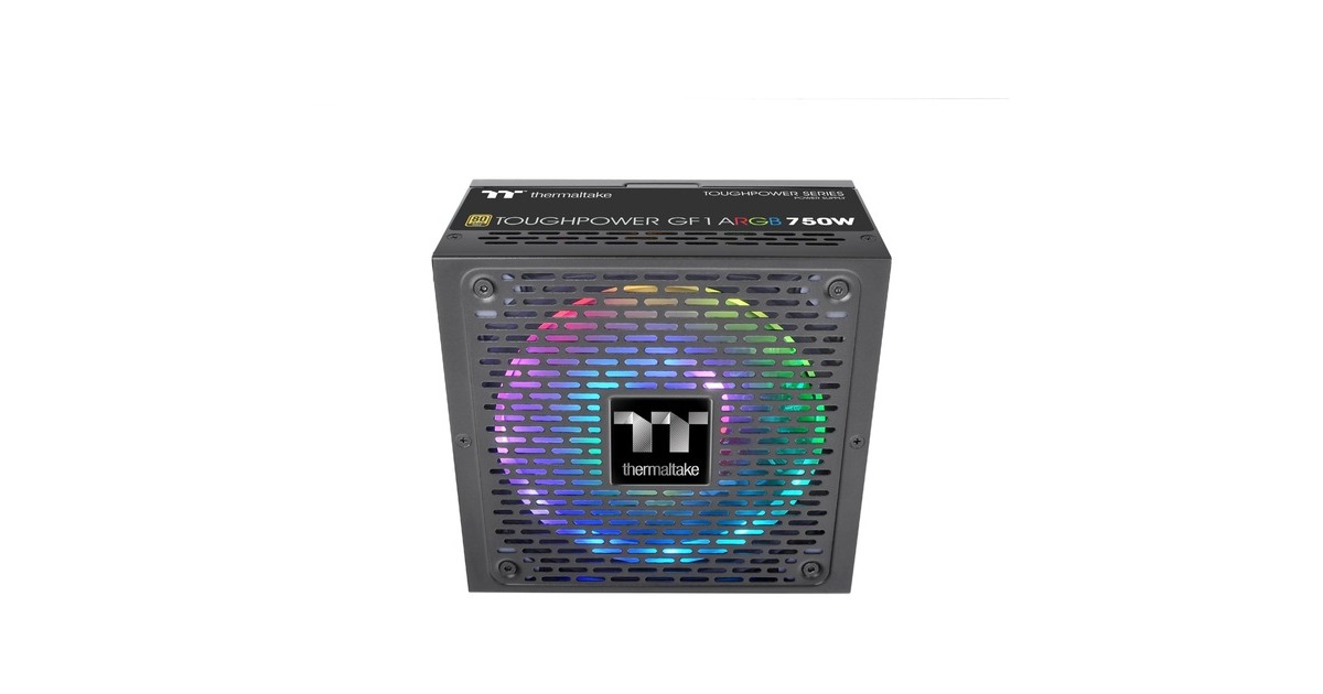 ThermaltakeToughpower GF1 ARGB modulaire 750 watt voeding   (Zwart, 4x PCIe)