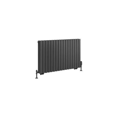 Eastbrook Tunstall dubbele radiator 100x60cm 1391W antraciet