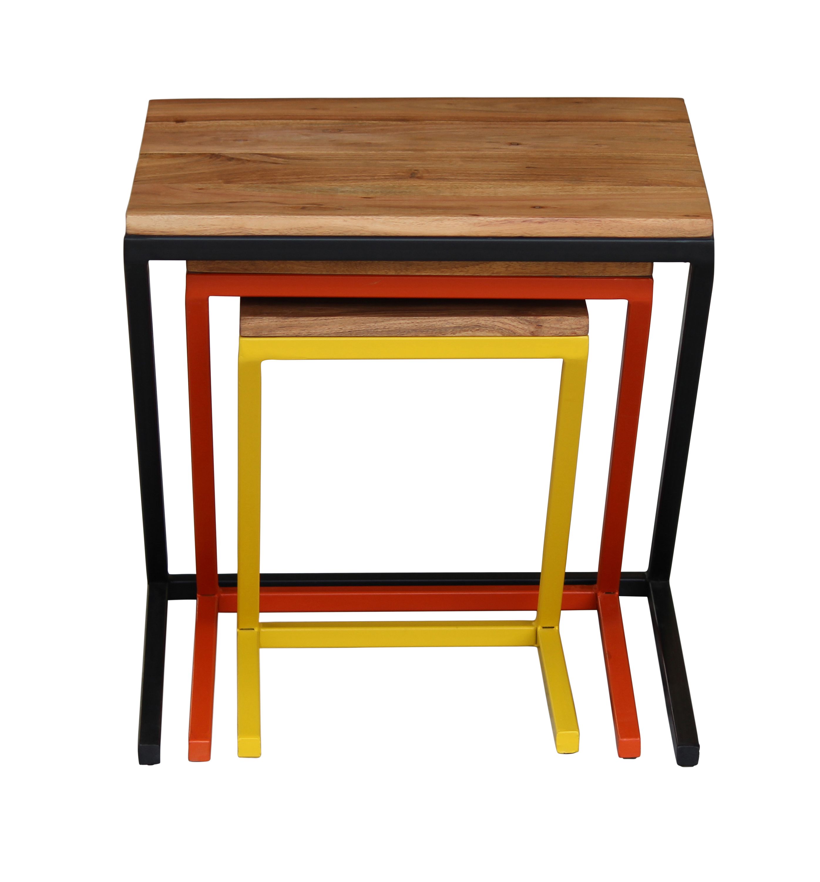 Beistelltisch Holz PIRMIN 3-teilig