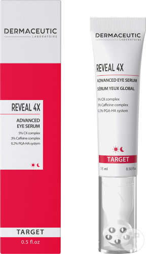 Dermaceutic Reveal 4X Sérum Yeux Global Cibler Tube 15ml