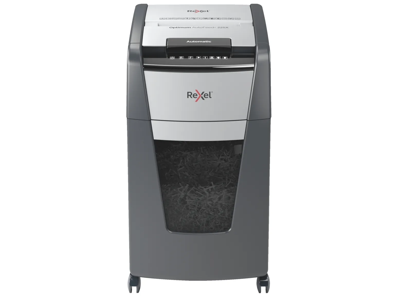 Makulator Rexel Optimum AutoFeed  225X krydsmakulering 4x25 mm (P-4)
