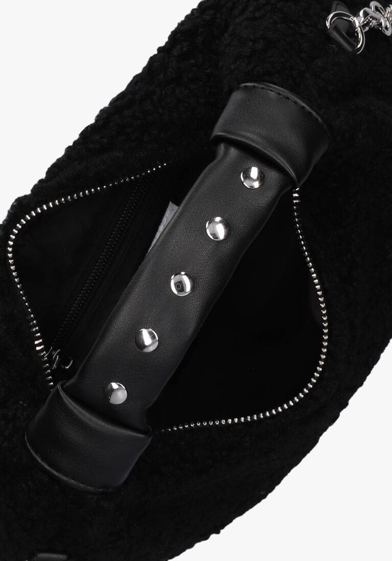 zwarte núnoo schoudertas dandy teddy