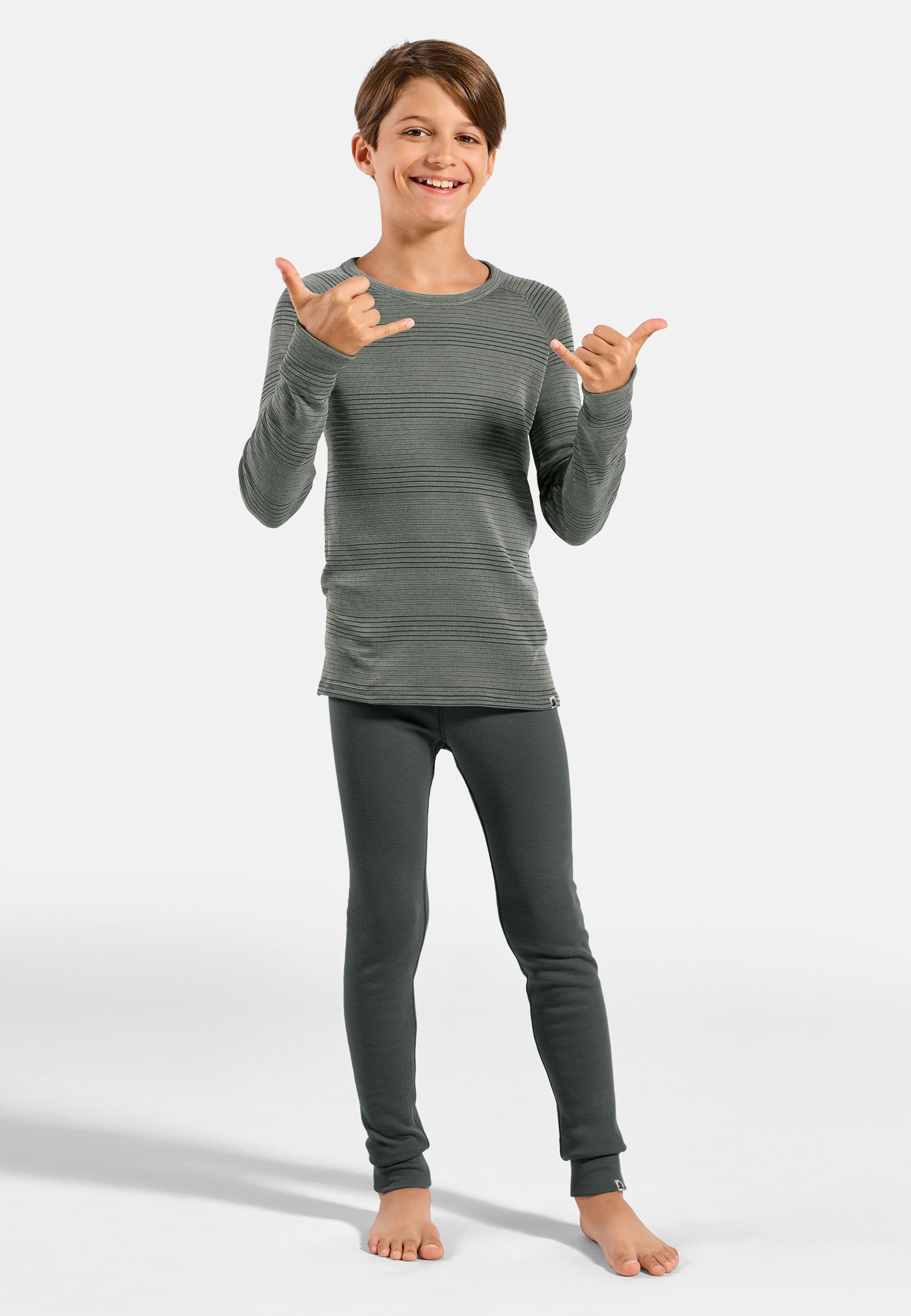 Active Warm Base layer Set in urban chic - shadow