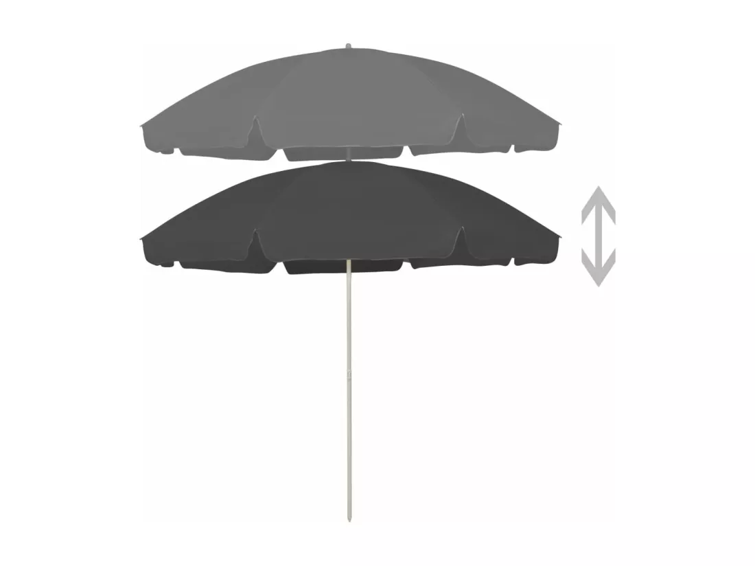 Parasol de plage Anthracite 300 cm