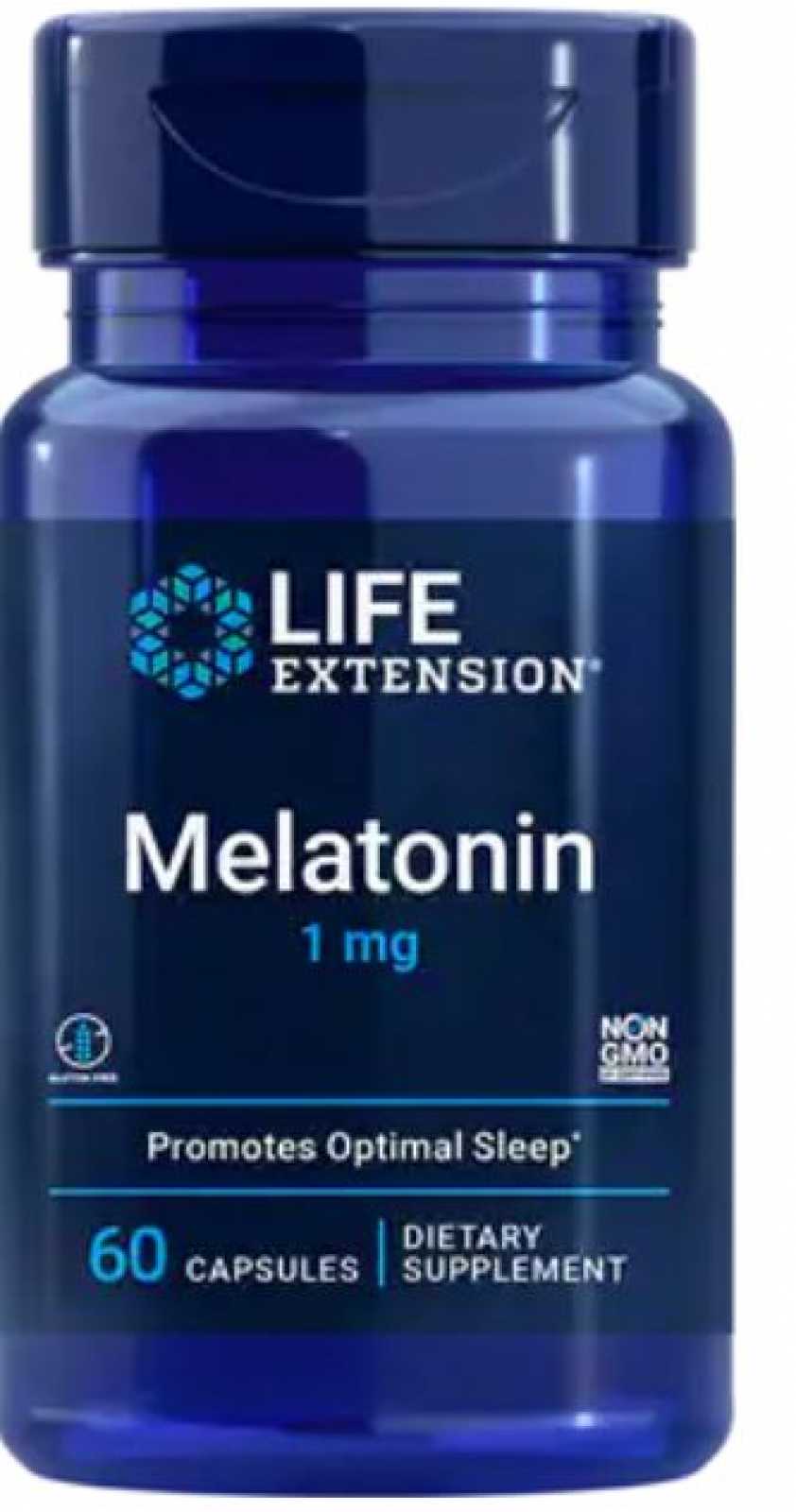 Life Extension Melatonina 1mg - 60 Cápsulas