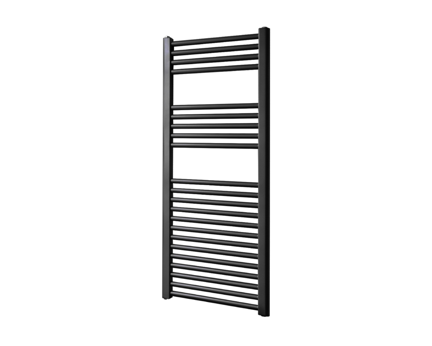 Sanicare design handdoekradiator 45x112cm zwart mat