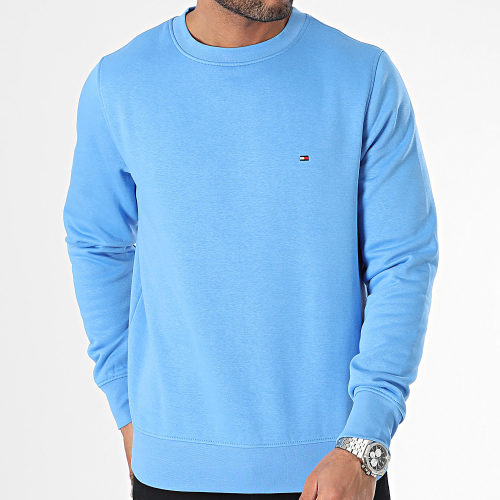 Sweat Crewneck Flag Logo 2735 Bleu Clair