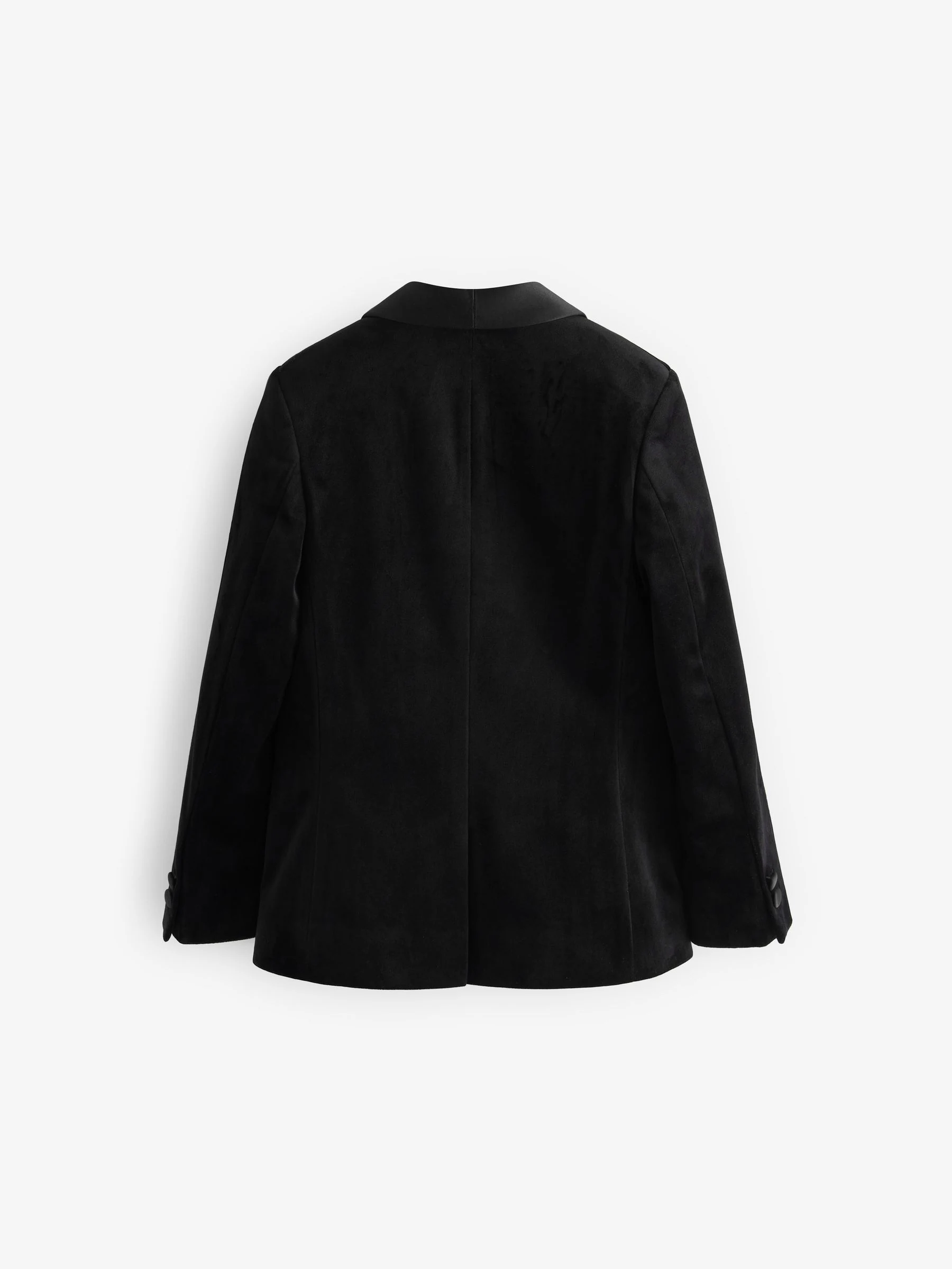 Zwart - Fluwelen blazer (3 - 16 jr)