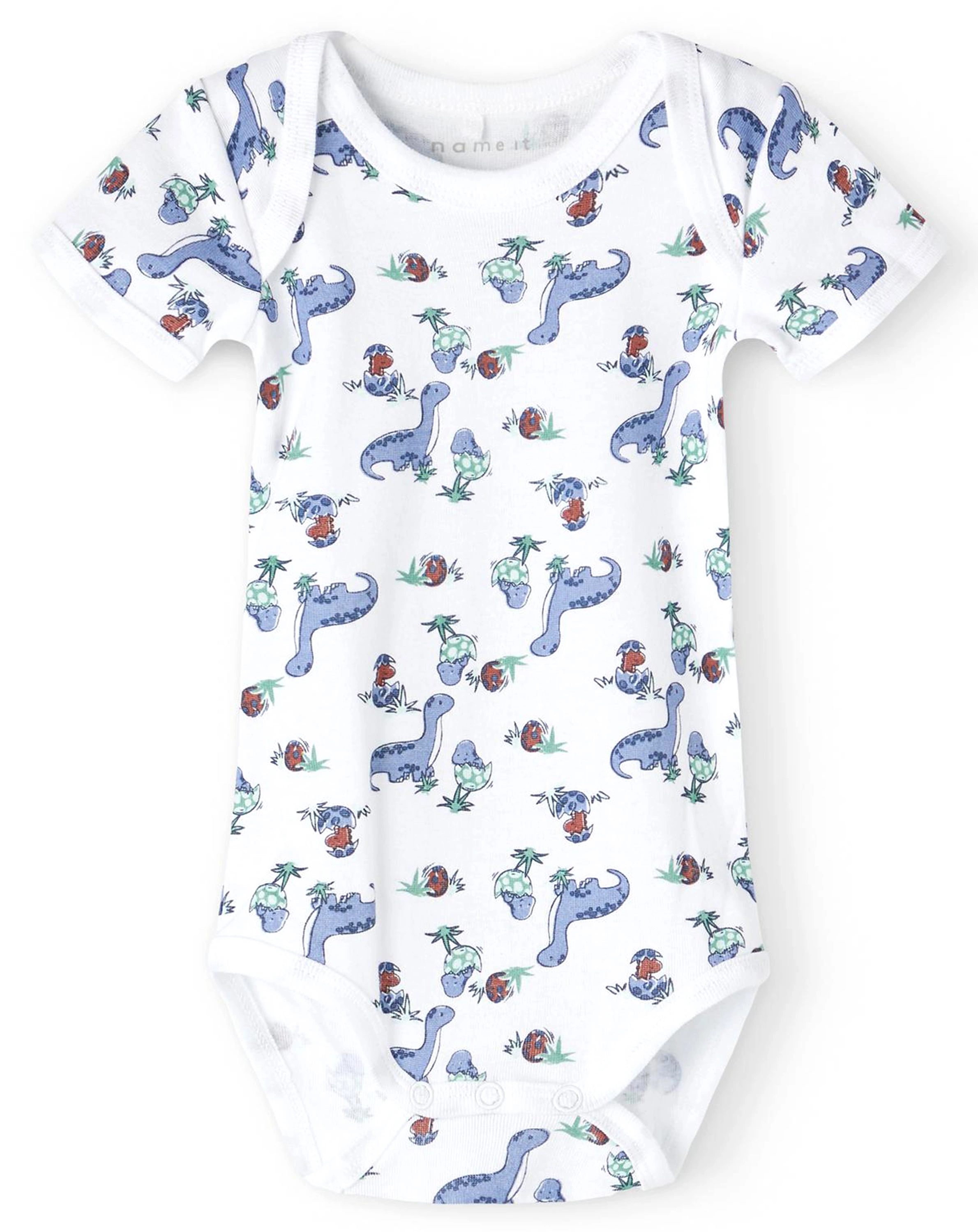 Kurzarm-Body NBMBODY - DINO 3er in wild wind