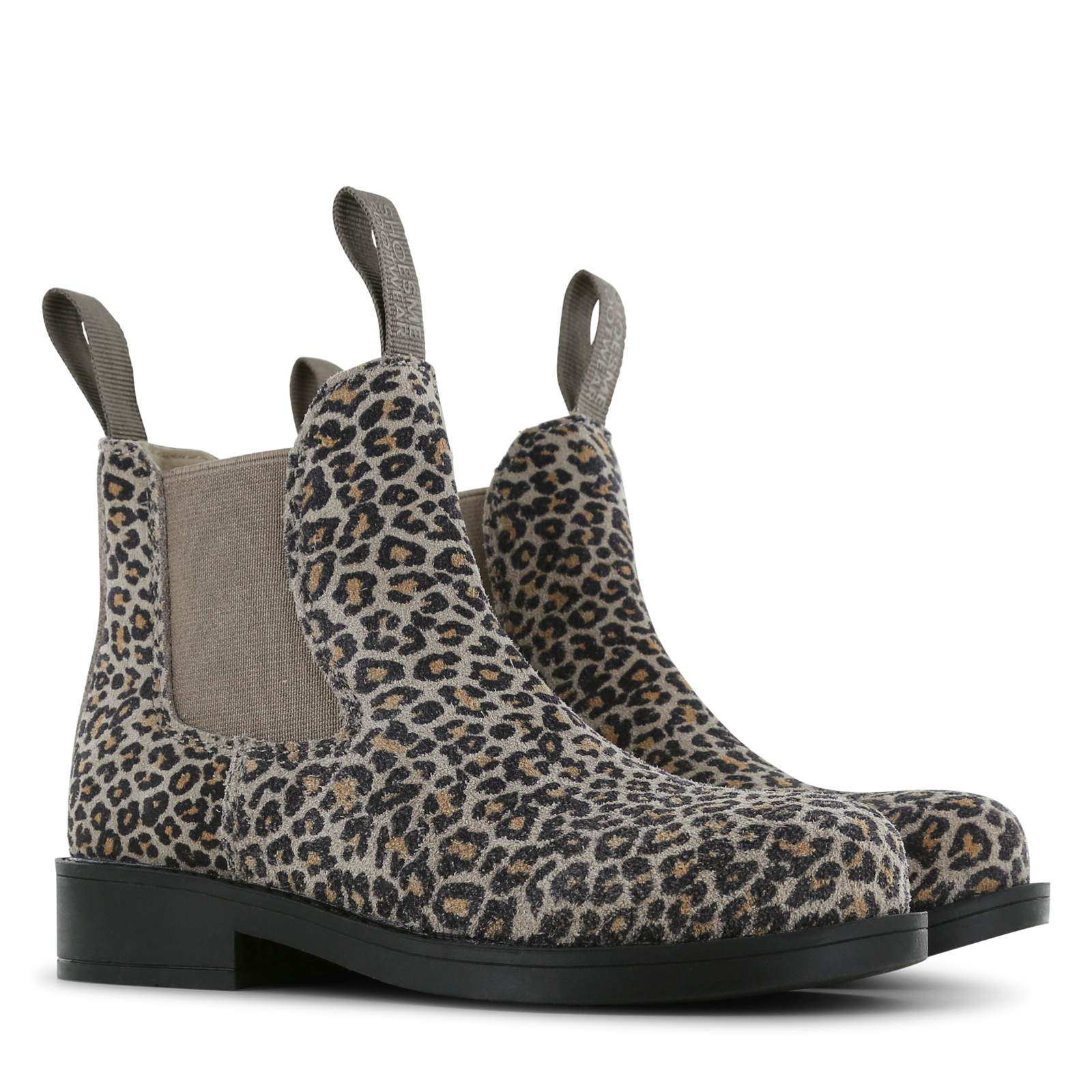 Shoesme Stiefel mit grauem Leopard