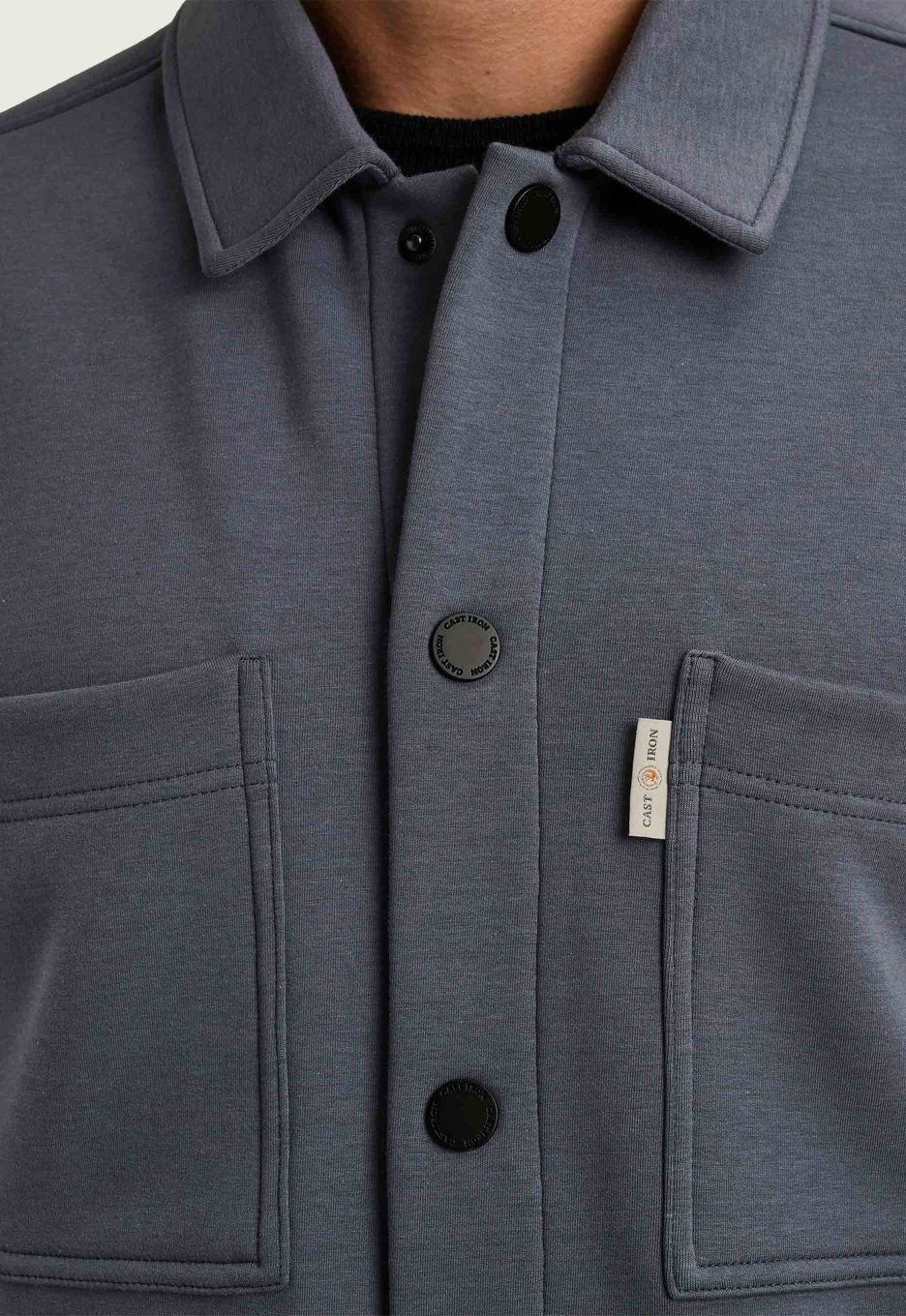 Cast Iron Button Interlock Jacket