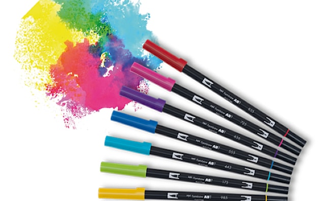 TOMBOW Penselpenn ABT Dual Brush 12P-1 Base farger